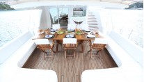 ANGELO II -  Aft Deck Dining